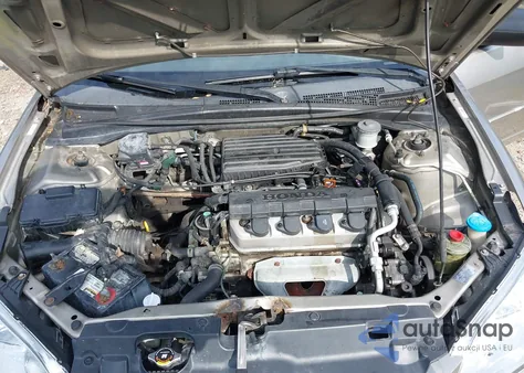 2004 Honda Civic Lx из США, поврежденный, VIN 1HGES16544L011338